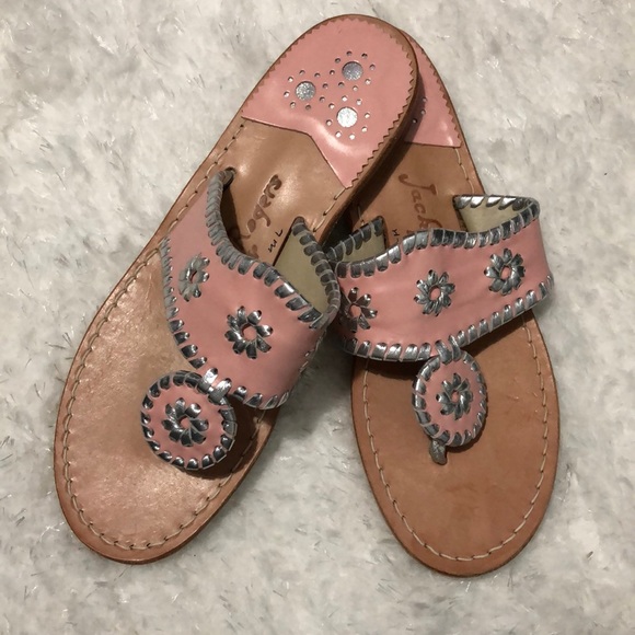 Jack Rogers Shoes - Jack Rogers pink and silver